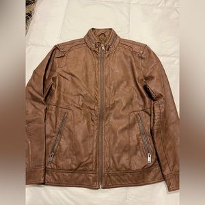 Men’s Guess leather jacket. Excellent condition. Worn once.